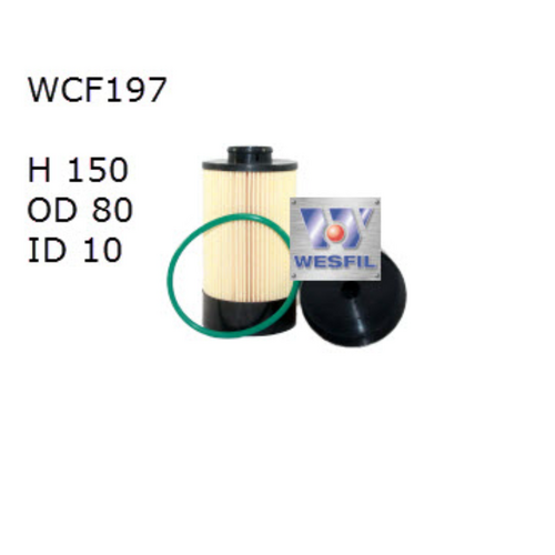 Wesfil Cooper Diesel Fuel Filter Wcf197 R2705P