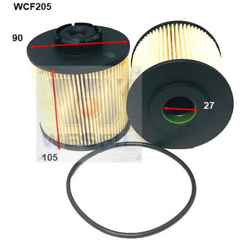 Wesfil Cooper Diesel Fuel Filter Wcf205 R2732P