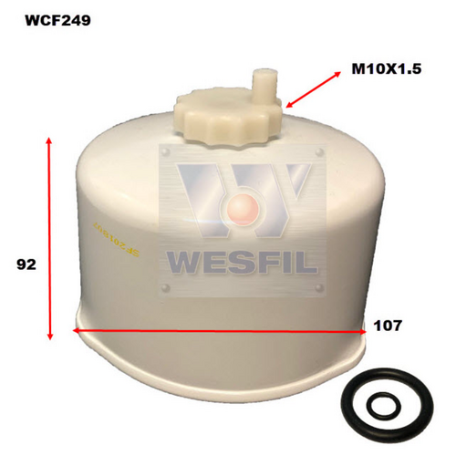 Wesfil Cooper Diesel Fuel Filter Wcf249 Z1116