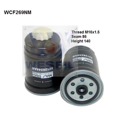 Nippon Max Diesel Fuel Filter Z967 WCF269NM