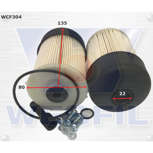 Wesfil Cooper Diesel Fuel Filter Wcf304 R2851P