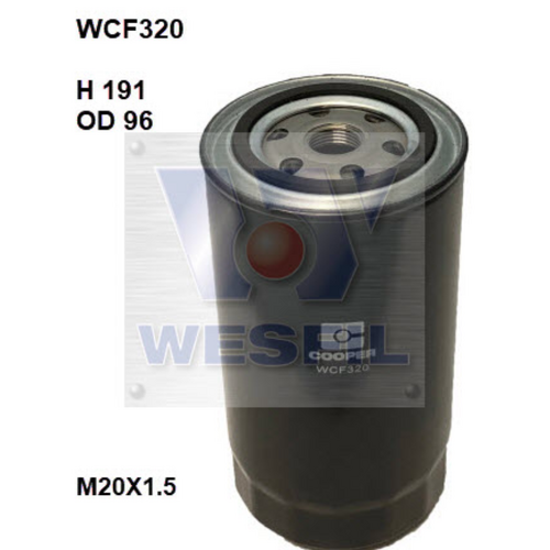Wesfil Cooper Diesel Fuel Filter Wcf320 Z1010