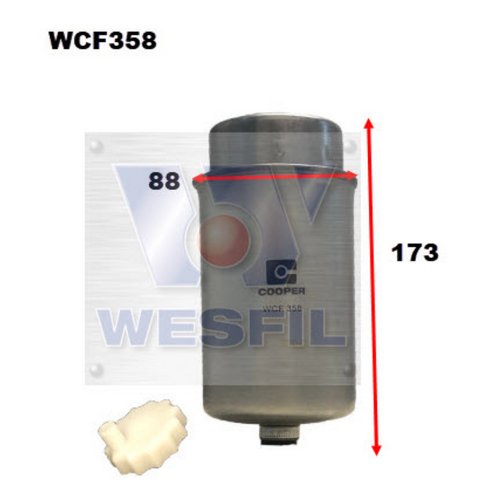 Wesfil Cooper Diesel Fuel Filter Z1108