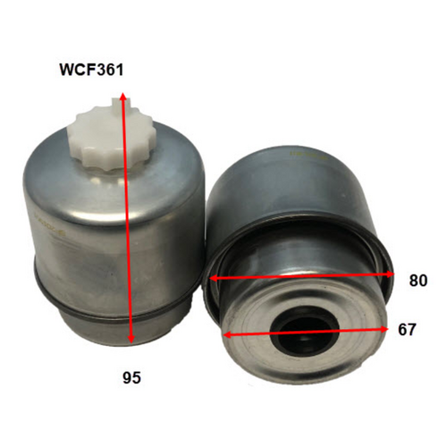 Wesfil Cooper Universal Diesel Fuel Filter WCF361