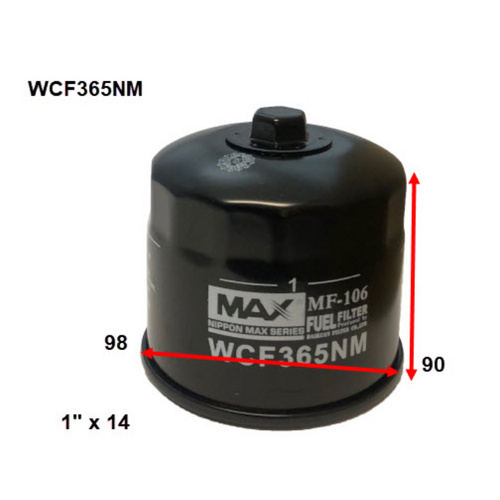 Nippon Max Diesel Fuel Filter Wcf365Nm Z1141