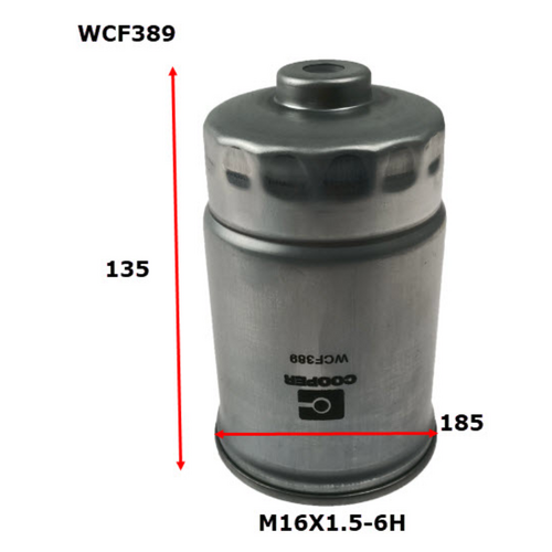 WESFIL COOPER Diesel Fuel Filter Z1117 WCF389