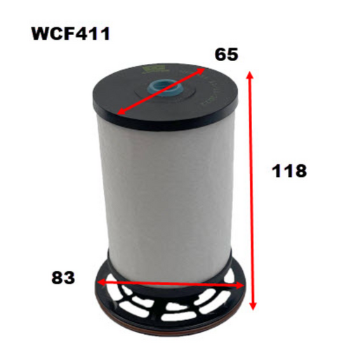 Wesfil Cooper Diesel Fuel Filter WCF411