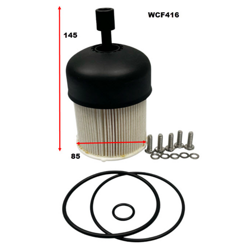 Wesfil Cooper Diesel Fuel Filter Wcf416