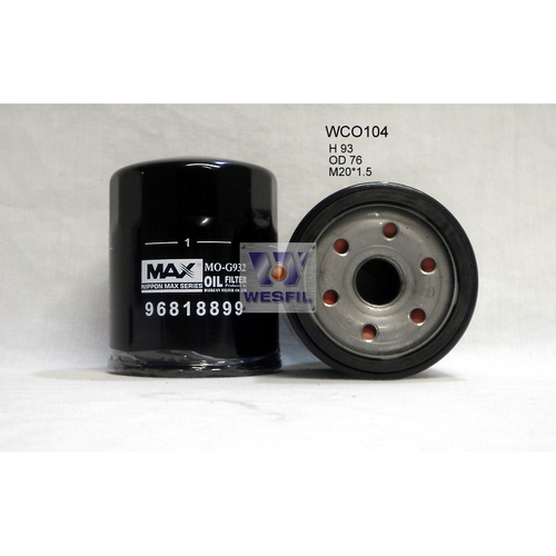 Nippon Max Oil Filter WCO104NM