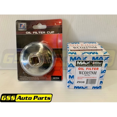 Wesfil Cooper Oil Filter & Remover Tool WCO157NM-WCTF03