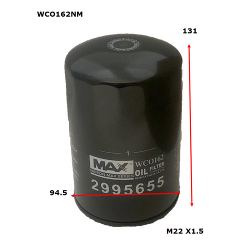 Nippon Max Oil Filter Wco162Nm Z996