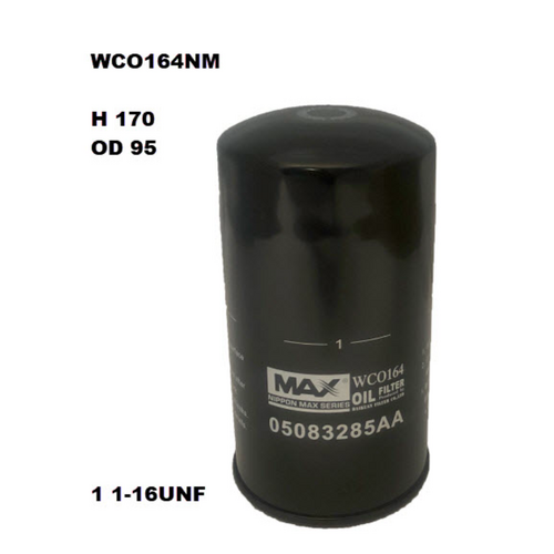 Nippon Max Engine Oil Filter WCO164NM Z1123
