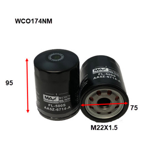 Nippon Max Oil Filter Z928 WCO174NM