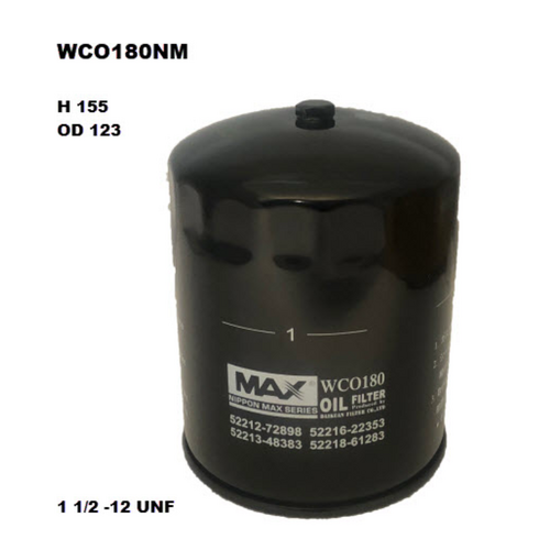 Nippon Max Engine Oil Filter WCO180NM Z961