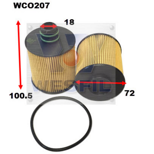 Wesfil Cooper Engine Oil Filter WCO207 R2765P