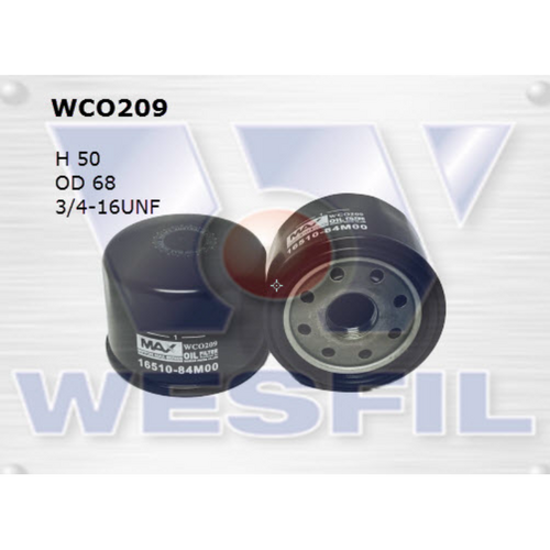 Nippon Max Engine Oil Filter WCO209NM Z1082