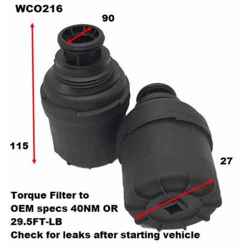 Wesfil Cooper Engine Oil Filter WCO216 Z1109