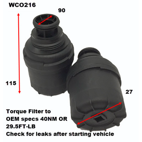Wesfil Cooper Oil Filter Wco216 Z1109