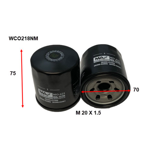 Nippon Max Engine Oil Filter WCO218NM