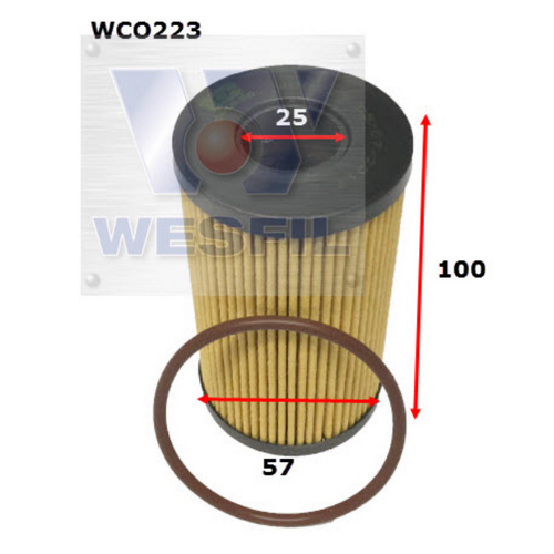 Wesfil Cooper Oil Filter Wco223 R2858P