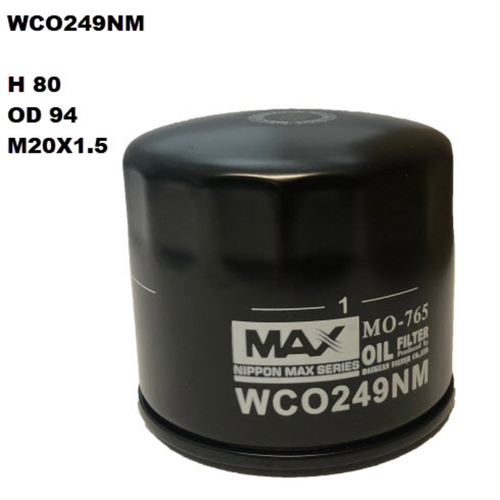 Nippon Max Engine Oil Filter WCO249NM