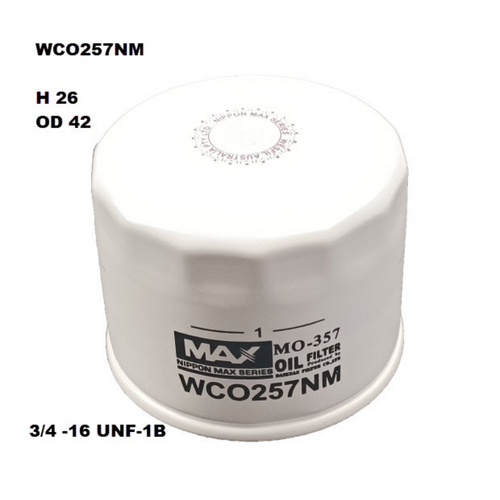 Nippon Max Engine Oil Filter WCO257NM