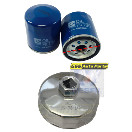 Wesfil Cooper Oil Filter & Removal Tool WCO68 WCTF06