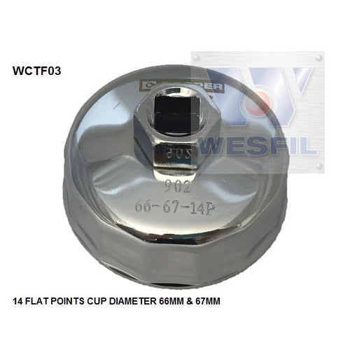 Wesfil Cooper Oil Filter Removal Tool 66-67Mm WCTF03-CO157