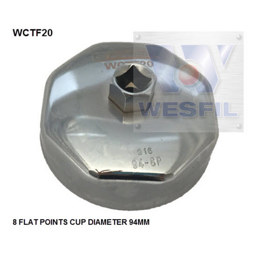 Wesfil Cooper Oil Filter Remover - 74Mm WCTF19