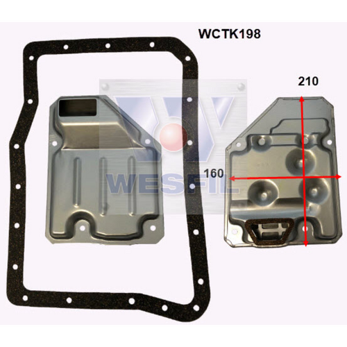 Wesfil Cooper Transmission Filter Kit RTK43 WCTK198
