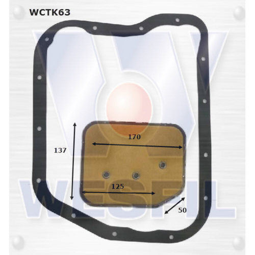Wesfil Cooper Transmission Filter Kit RTK137 WCTK63