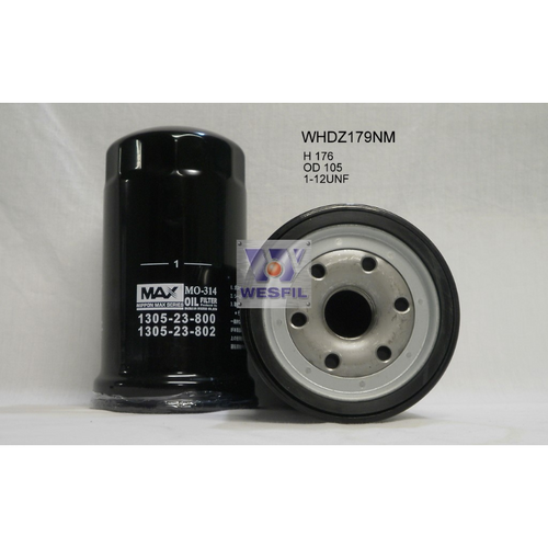 Nippon Max Oil Filter Whdz179Nm Z179