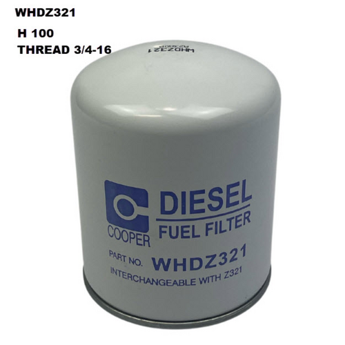 Wesfil Cooper Diesel Fuel Filter - Whdz321 Z321 WHDZ321