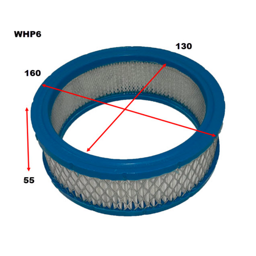Wesfil Cooper Sports Air Filter 6" X 2" WHP6