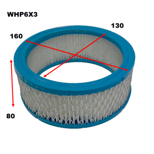 Wesfil Cooper 6X3" Air Filter WHP6X3