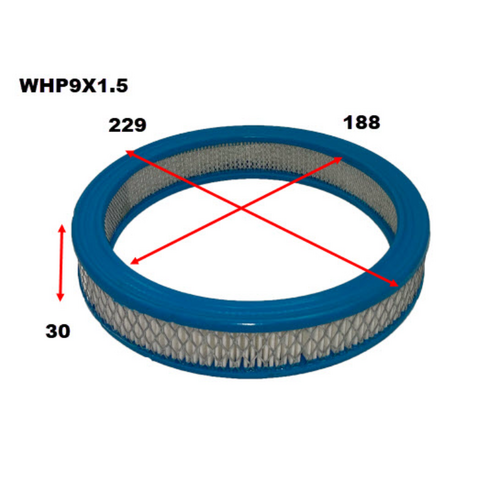 Wesfil Cooper Sports Air Filter WHP9X1.5