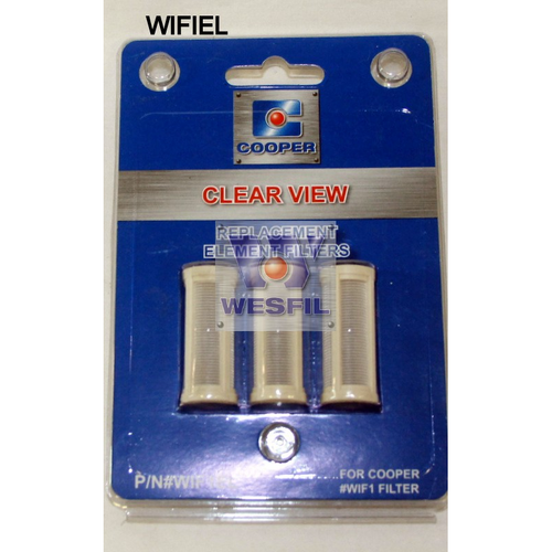Wesfil Cooper Universal In-Line Fuel Filter Refills (3Pk) WIF1EL