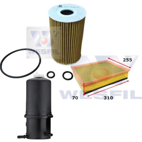 Wesfil Cooper Service Filter Kit WK44