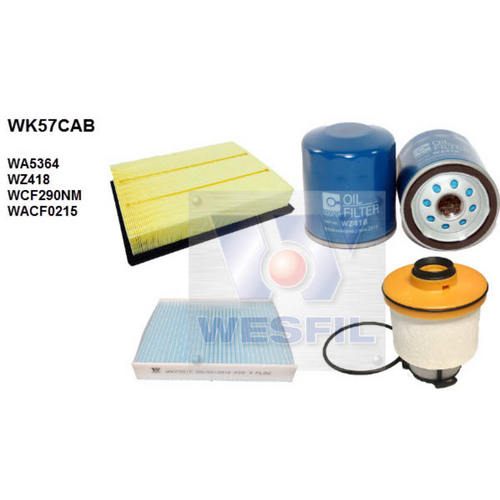 Wesfil Cooper Service Filter Kit With Cabin RSK31C WK57CAB