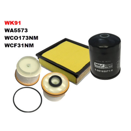 Wesfil Cooper Service Filter Kit WK91