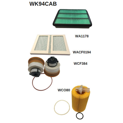 Wesfil Cooper Service Filter Kit With Cabin RSK63C WK94CAB