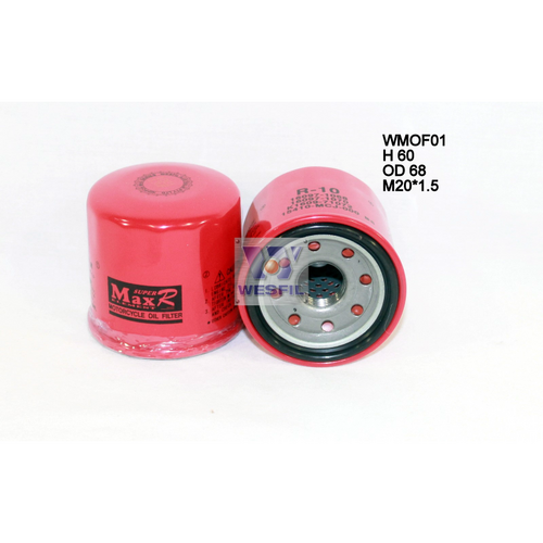 Wesfil Cooper Motorcycle Oil Filter WMOF01