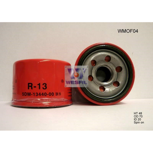 Wesfil Cooper Motorcycle Oil Filter RMZ104