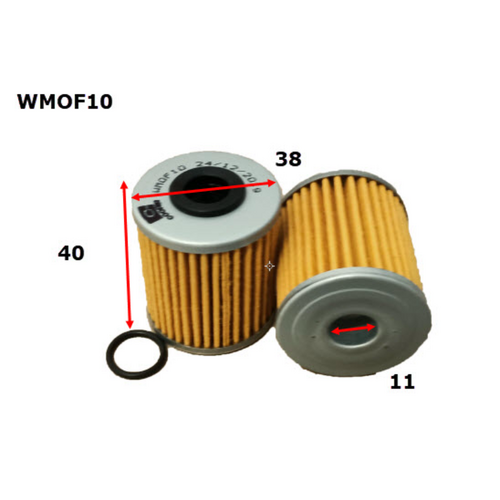 Wesfil Cooper Motorcycle Oil Filter WMOF10