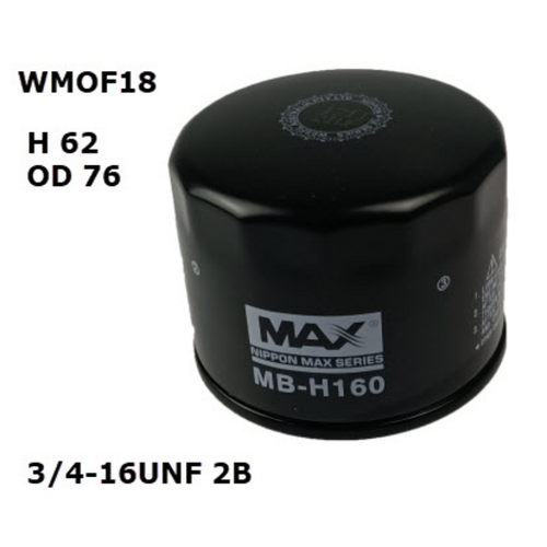 Wesfil Cooper Motorcycle Oil Filter