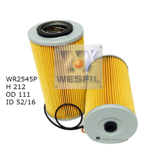 Wesfil Cooper Diesel Fuel Filter R2545P WR2545P