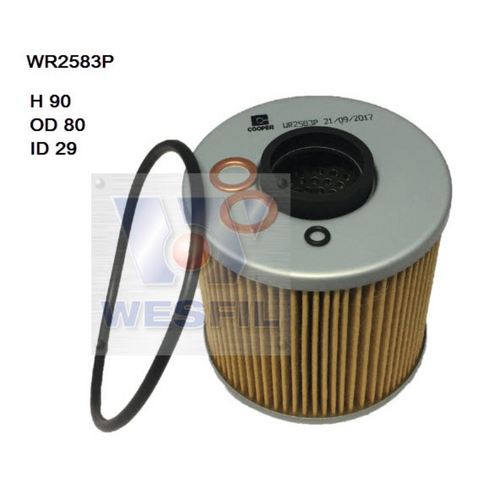 Wesfil Cooper Oil Filter R2583P WR2583P