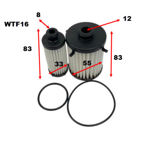 WESFIL COOPER Dct Transmission Filter - Wtf16 - Audi