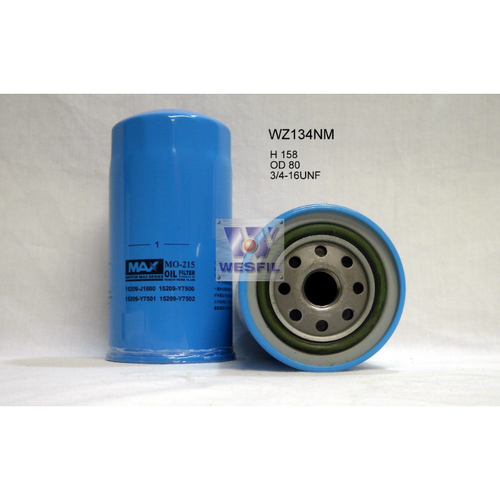 Nippon Max Oil Filter Wz134Nm Z134