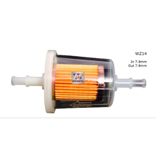 Wesfil Cooper Plastic In-Line Fuel Filter WZ14
